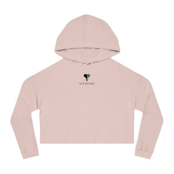 Women’s Cropped Hooded Sweatshirt – Image 2