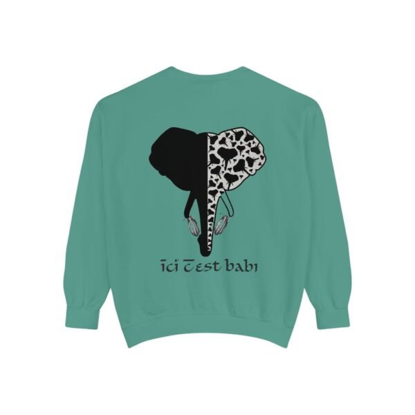 Unisex Garment-Dyed Sweatshirt ICB – Image 3